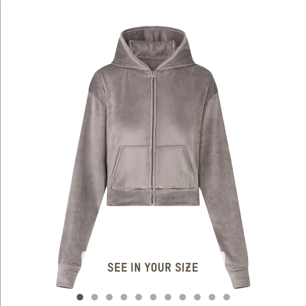 SKIMS Velour hoodie and jogger set